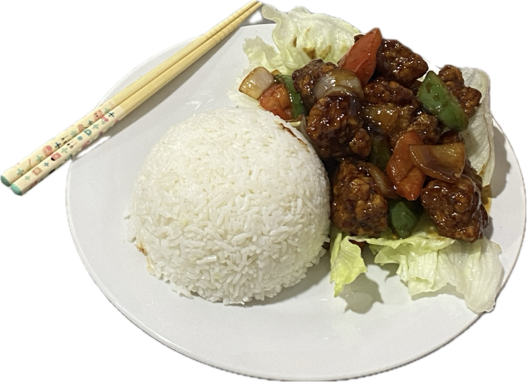 Sweet and Sour Pork Rice
