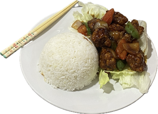 Sweet and Sour Pork Rice